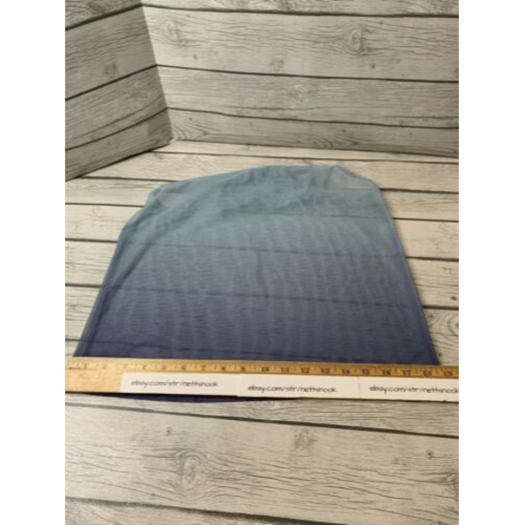 Victoria Secret Sport Size S Sheer Mesh Tank Top Racerback Blue Ombré VS Layer - Picture 8 of 10